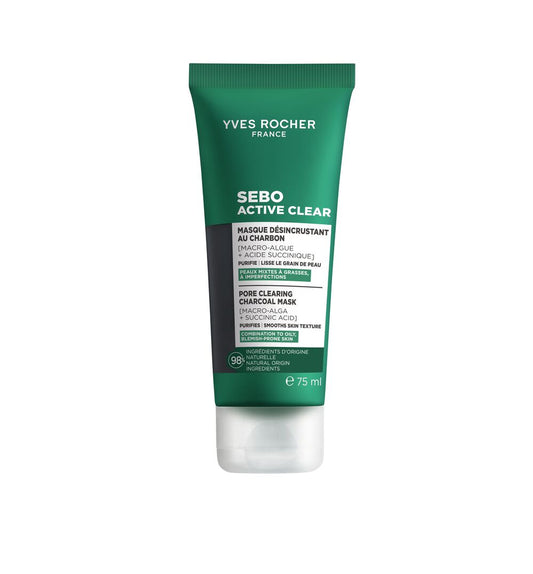 SEBO ACTIVE Mascarilla exfoliante de carbón